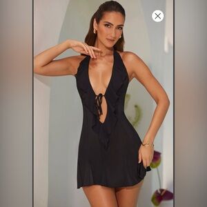 Oh Polly Sienna Black Dress